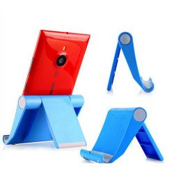 Cell Phone Tablet Stand 180 Angle (Blue)